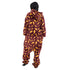 Snuggs Blanket Onesie Dark Red Bolt